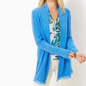 NWT’s Lilly Pulitzer Cashmere Heathered Blue Cardigan